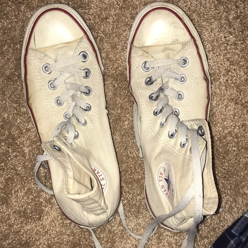 White High Top Converse